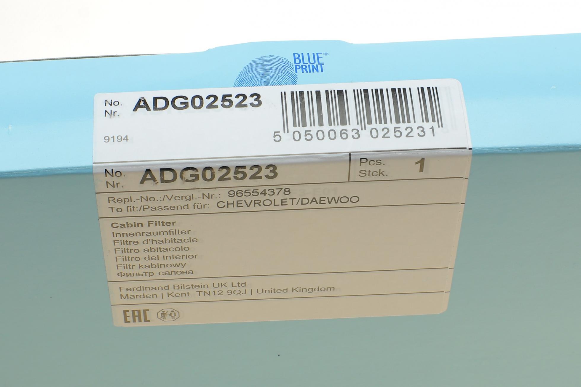 ADG02523 BLUE PRINT